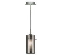 Plafonnier design lampe à suspension en verre fumée salle à manger éclairage lampe suspendue projecteur