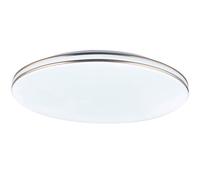 Plafonnier design LED salon chambre éclairage couloir lampe chrome rond