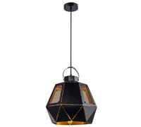 Plafonnier design rétro éclairage de salon lampe suspendue or noir Globo 15309H