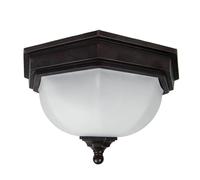 Plafonnier d'extérieur Bronze ancien E27 40W Fairford Garden Zone