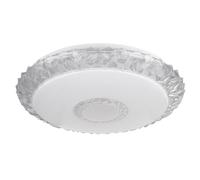 Plafonnier dimmable avec télécommande Plafonnier intelligent 50cm avec commande vocale ciel étoilé lampe LED, design cristal, 40W 2980lm 3000-6500K, D 50 cm