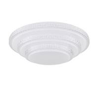 Plafonnier dimmable avec télécommande, plafonnier Smart LED, App commande vocale, fonction veilleuse, 30W 2300lm blanc chaud- blanc froid, DxH 49,5 x 13 cm