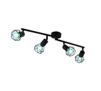 Plafonnier DIMMABLE cage spot lampe réglable TÉLÉCOMMANDE dans un ensemble comprenant des lampes LED RVB
