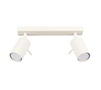 Plafonnier double moderne - 2 lampes - Beige - Par Sollux Ring