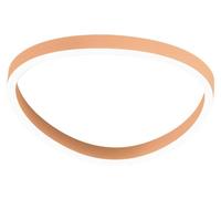 Plafonnier Ecaris P/P 38W+8W Led 2200-2300Lm Cct 3000K/4000K Dimmable En Aluminium Pêche - Gealuce