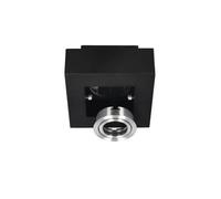 Plafonnier En Saillie Osmin Rim 1 Noir Argent Ip20 Anneau Interchangeable Edo777679 Edo Solutions