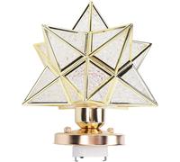 Plafonnier encastré à LED 12W 3 températures de couleur Ampoule E26 Plafonnier suspendu pour salon chambre 100?265V Or