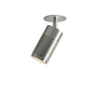 Plafonnier Encastré Cartouche Laiton Nickelé Clip-Fit