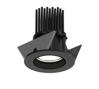 Plafonnier Encastré LP 45 Ø9 2700 K et Marche/arrêt Noir