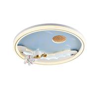 Plafonnier enfant astronaute LED 42W bleu rond 47 cm CCT - Zuma Line FOCUS
