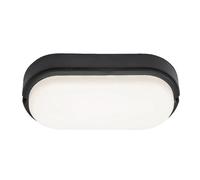 Rabalux Hort plafonnier extérieur 1x15 W blanc-noir 7409