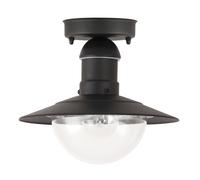 Plafonnier extérieur Rabalux IP44 métal noir E27 60W Oslo 8716