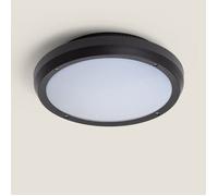 Plafonnier Extérieur Rond Curio IP65 Noir Noir