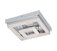 Plafonnier FRADELO LED 4X2W en acier chrome 260x260x85mm