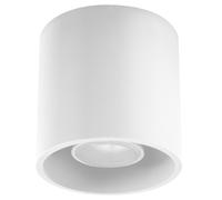 Plafonnier GU10 plafonnier spot plafonnier spot en saillie blanc, aluminium, DxH 10x10 cm
