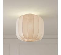 Plafonnier Helin Lindby, dimmable, beige, Salon / Salle à manger, Textile / Tissu / Soie, Scandinave, Plafonnier Tissu