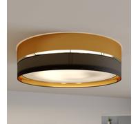 Plafonnier Hilton TK Lighting, dimmable, noir, Salon / Salle à manger, Métal, Moderne, Plafonnier