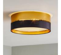 Plafonnier Hilton TK Lighting, dimmable, noir, Salon / Salle à manger, Métal, Moderne, Plafonnier
