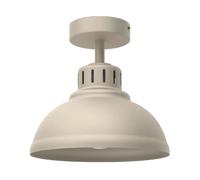 Plafonnier industriel crème métal Sven E27 15W Luminex