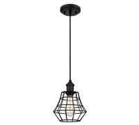 Plafonnier Industriel Lampe suspendue 1 Ampoule E27 Westinghouse Nathan Noir mat