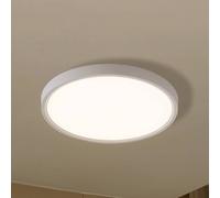 Plafonnier intelligent Deika Lindby, dimmable, blanc, Salon / Salle à manger, Matière Plastique, Moderne