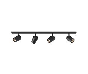 Plafonnier Koto Four Noir Mat