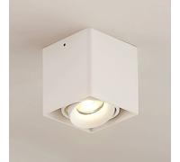 Plafonnier Kubika Arcchio, dimmable, blanc, Couloir, Aluminium, Moderne, Plafonnier