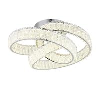 Plafonnier lampe de salle à manger cristaux télécommande CCT variateur LED