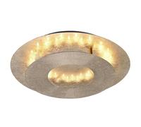 Plafonnier lampe de salon lampe de salle à manger lampe de chambre lampe de couloir, métal feuille d'or design, anneau lumineux tournant, LED 6W 760Lm 3000K blanc chaud, L 34 cm