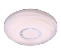 Plafonnier lampe de salon lampe de salle à manger lampe de cuisine lampe de chambre, métal acrylique blanc, LED 15W 1240 lumens 3000K blanc chaud, D 34 cm