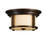 Plafonnier lampe salon lampe salle de bain lampe IP44 acier verre D 33 cm