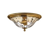Plafonnier lampe salon lumière couloir lampe classique D 41,3 cm 2 flammes