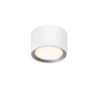 Plafonnier LANDON SMART court - variation de température de 2700-6500k LED intégrée métal blanc IP44 Salle de bain - Nordlux, Intérieur