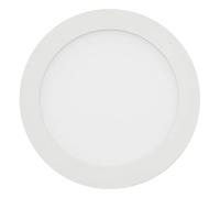 Plafonnier LED - 12 W - Blanc chaud (~ 3000 K) - Plafonnier rond plat - Blanc chaud 12 Watt Blanc chaud