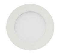 Plafonnier LED - 12 W - Blanc chaud (~ 3000 K) - Plafonnier rond plat - Blanc chaud 6 Watt Blanc neutre