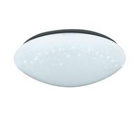 Plafonnier LED lampe de chambre 6500K ciel étoilé plafonnier blanc, effet étoile, 12W 840lm 6500K, DxH 26x9,2 cm