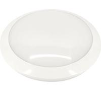 Plafonnier LED 16W Blanc Rond Détecteur de Mouvement IP66 Batterie de secours - Blanc Neutre 4000K - 5500K