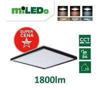 Plafonnier LED 17,5wcct-l-b ip54 carré AZPO 31533