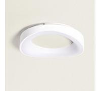 Ledkia Plafonnier LED rond - Blanc