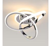 Plafonnier LED - 21W Moderne 3000K/4500K/6500K Luminaire Plafonnier Ø25cm | Luminaire Plafonnier pour moderne pour salon, chambre, cuisine, couloir et chambre à coucher avec Fonction Mémoire