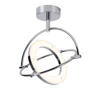 Plafonnier LED 24 watts, éclairage intérieur, anneau lumineux mobile