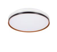 Plafonnier LED 24W rond noir/blanc or Montana Candellux