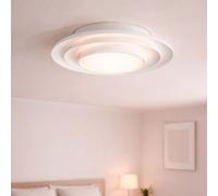 Ledkia Plafonnier LED 26W Métal Rond Ø400 mm CCT Sélectionnable Telmor Blanc