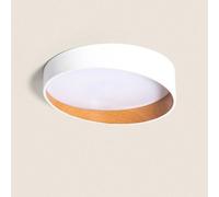 Plafonnier Led 28w Rond Ø400 Mm Cct Sélectionnable Liam Blanc