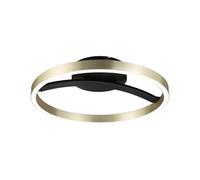Plafonnier Led 3-Step-Dim Melira 2700k 1690lm 230v 24w Noir Mat#Doré