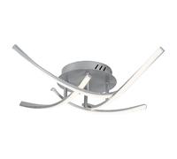 Plafonnier LED 30W argent 62cm Rabalux Tatjana 4000K