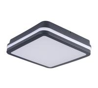 Plafonnier LED 30W carré 26cm IP65 détecteur Kanlux