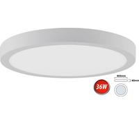 plafonnier LED 36W Blanc neutre 2500 lumens Ø400 mm Lampe apparente ronde Éclairage de plafond avec transformateur