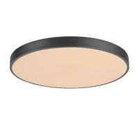 Plafonnier LED 40 cm 36W noir mat rond Tesia Rabalux