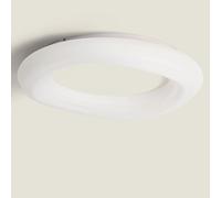 Ledkia Plafonnier LED 48W Rond Métal Ø550 mm Kate Blanc
